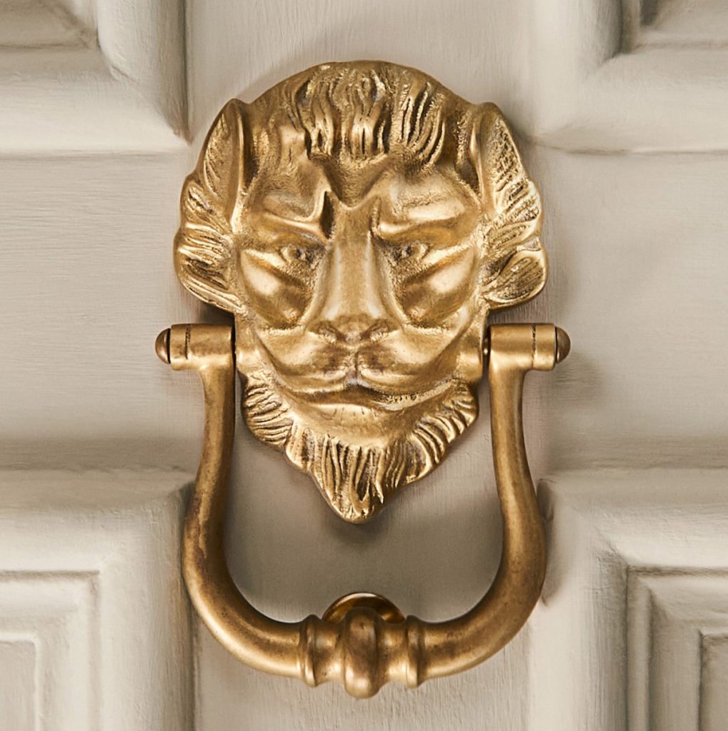 Buy lion head brass door knocker unique door knocker front door knocker