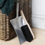 galvanised dustpan & brush set