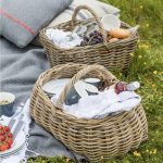 rattan forage basket