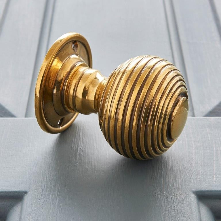 Brass Beehive Door Knobs