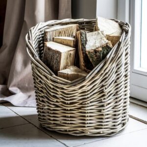 2 Piece Wood and Wire Baskets with Liners Gracie Oaks