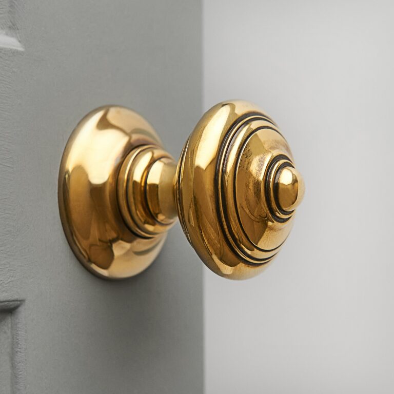 Regency Concealed Screw Brass Door Knobs