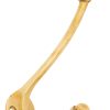 Polished Brass 6 1/2 Hat & Coat Hook - Grace & Glory