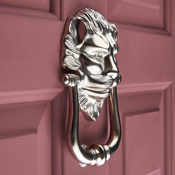 Heart Door Knocker - Polished Brass