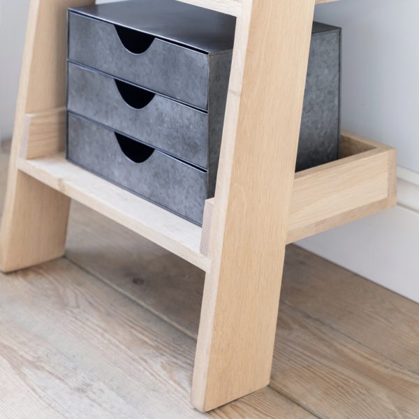 oak ladder shelf (short)