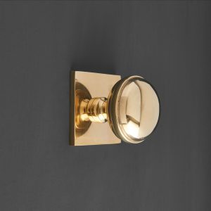 bramley cupboard knob polished brass