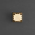 bramley cupboard knob polished brass