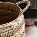 bulrush round baskets set of 2