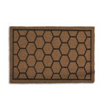 coir hexagon doormat