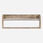 mango wood book shelf