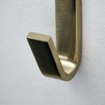 brass bath hooks set of 3 (large)