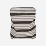 laudry basket brown stripe