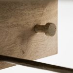 mango wood coat rack