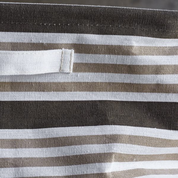 laundry basket brown stripe (small)