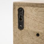 mango wood coat rack