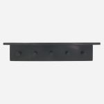 hook rail black