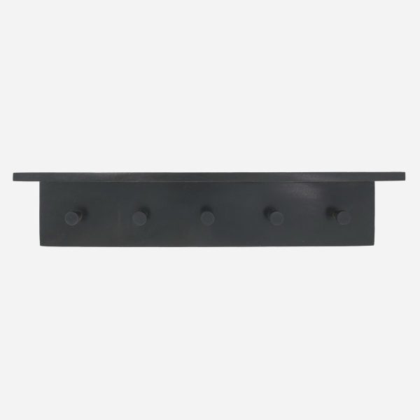 hook rail black