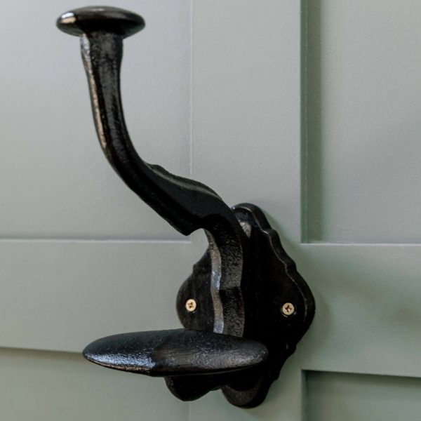 cast iron hat hook