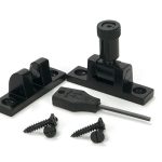 black brompton brighton fastener narrow (square)