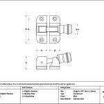 black prestbury brighton fastener (radiused)