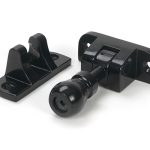 black mushroom brighton fastener (radiused)