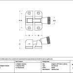 pewter brompton brighton fastener (radiused)