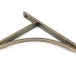 burnished brass apperley shelf bracket (260mm x 200mm)