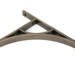 burnished brass tyne shelf bracket (260mm x 200mm)