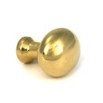 polished brass moore cabinet knob 25mm