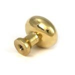 polished brass moore cabinet knob 25mm