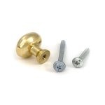 polished brass moore cabinet knob 25mm