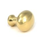 polished brass moore cabinet knob 32mm