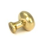 polished brass moore cabinet knob 32mm