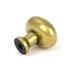 aged brass moore cabinet knob 32mm