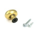 aged brass moore cabinet knob 32mm