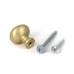 satin brass moore cabinet knob 25mm