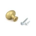 satin brass moore cabinet knob 32mm