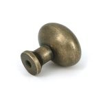 burnished brass moore cabinet knob 32mm