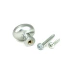 satin chrome moore cabinet knob 32mm