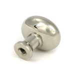 polished nickel moore cabinet knob 25mm