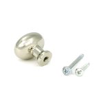 polished nickel moore cabinet knob 32mm