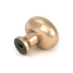 polished bronze moore cabinet knob 32mm