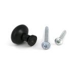 matt black moore cabinet knob 25mm