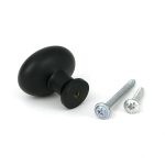 matt black moore cabinet knob 38mm