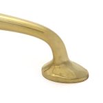 polished brass moore pull handle medium