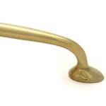 polished brass moore pull handle large