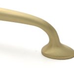 satin brass moore pull handle medium