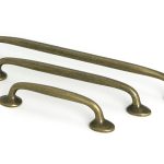 burnished brass moore pull handle small