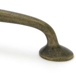 burnished brass moore pull handle medium