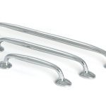 polished chrome moore pull handle small